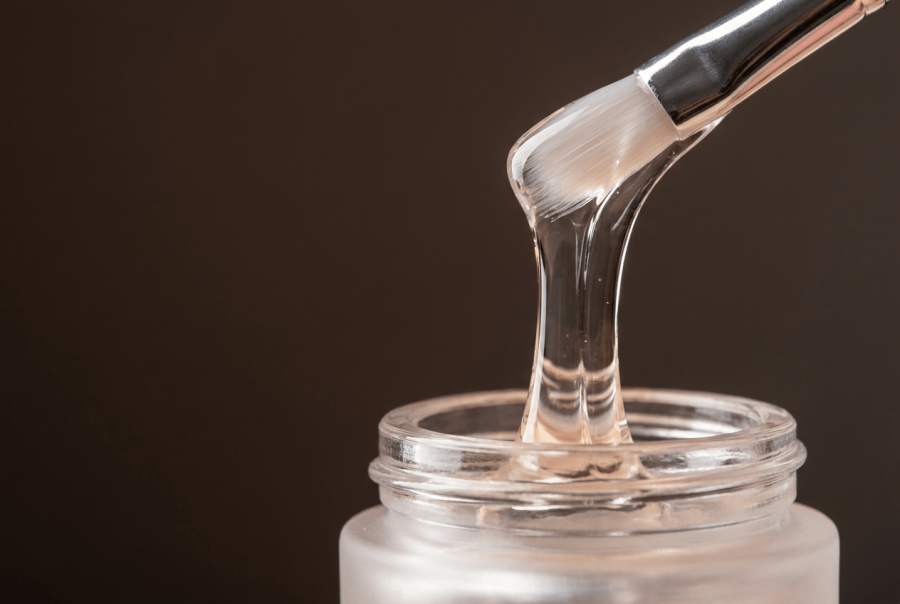 Materials for gel nail extensions with natural shapes